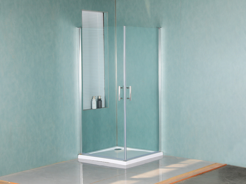 RSQ Pivot Shower Enclosure With Double Holes Handle