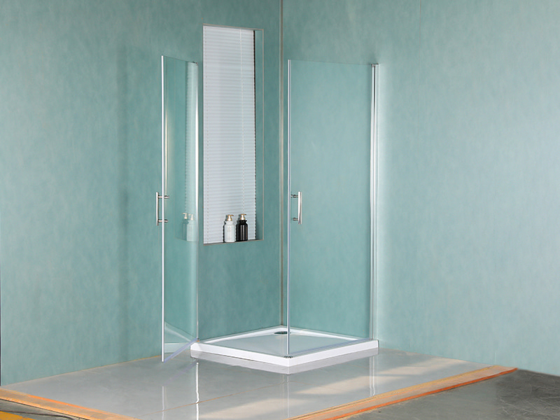 RSQ Pivot Shower Enclosure With Double Holes Handle