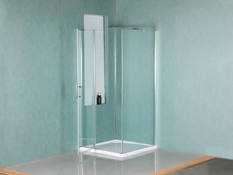 RSQB Pivot Clear Tempered Glass Shower Enclosure