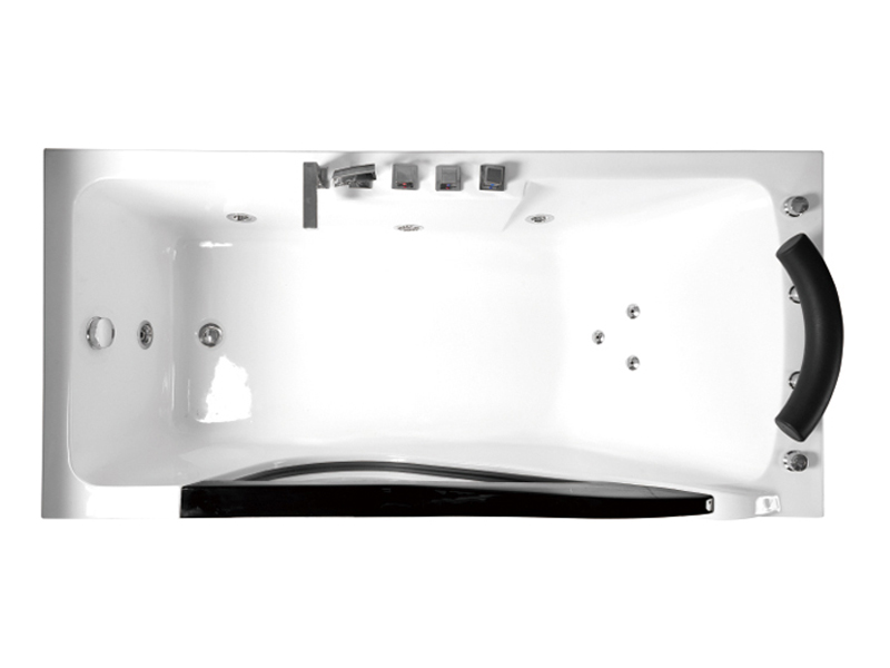 8601 Rectangular whirlpool massage bathtub